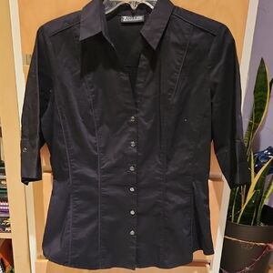 Black Button-Up Shirt
